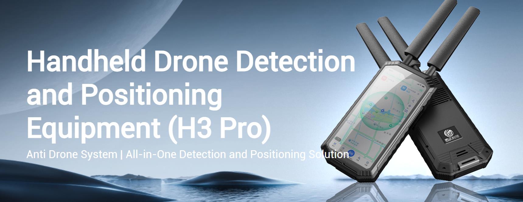 Sistema di rilevamento passivo per droni H3 Pro, portatile e professionale